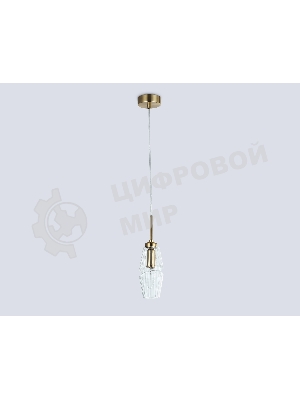 Светильник Ambrella light LH55208 BS/CL латунь/прозрачный E14 max 40W D80*270