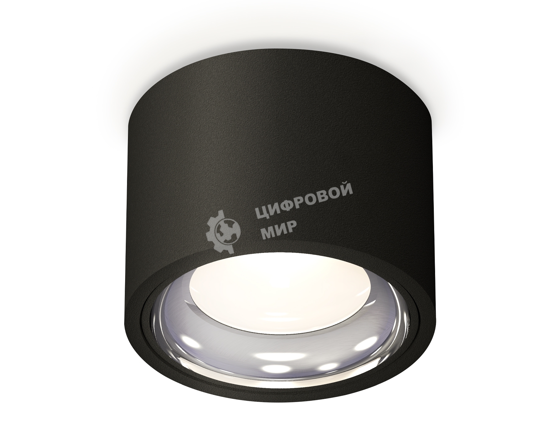 Светильник Ambrella Light XS7511011 SBK/PSL черный песок/серебро полированное MR16 GU5.3 (C7511, N7023)