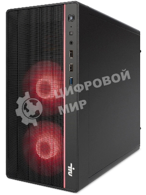 Компьютер IRU Tactio 520B5SEA MT Ryzen 5 5600X (3.7) 32Gb SSD1Tb RTX5060 8Gb без ОС GbitEth 500W черный (RUS) (2170119)
