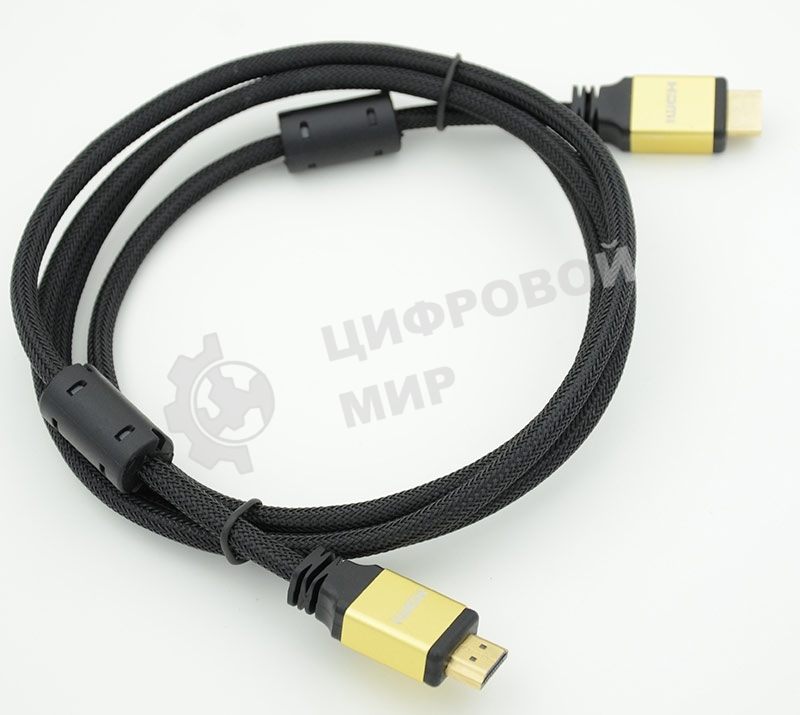 Кабель HDMI Behpex Ver.1.4 Gold jack HDMI(19pin)/HDMI(19pin) 1.8м феррит.кольца позолоченные контакты