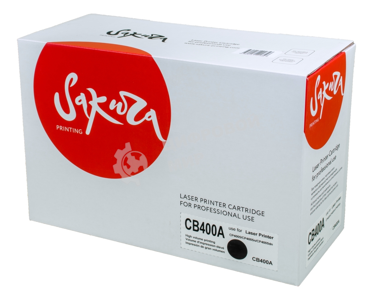 Картридж лазерный Sakura CB400A для HPColor LaserJet CP4005/CP4005n/CP4005dn, черный, 7500 к.