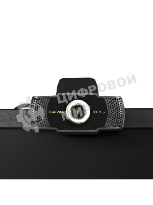 Веб-камера ExeGate BusinessPro C922 HD 1280x720, 30 кадр/с, USB Type-A, микрофон (шумоподавление), универсальное крепление