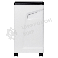 Шредер ГЕЛЕОС УМ26-2, (DIN P-2), полоса 3,9мм, 17-21 лист (70г/м2), CD/пл.карты/скрепки/скобы, 26 литров