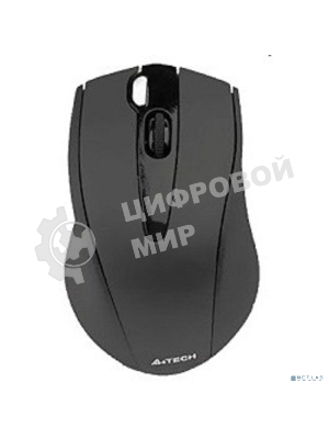 Мышь беспроводная A4Tech G9-500F черный, 1200 dpi, радиоканал, USB, кнопки - 4
