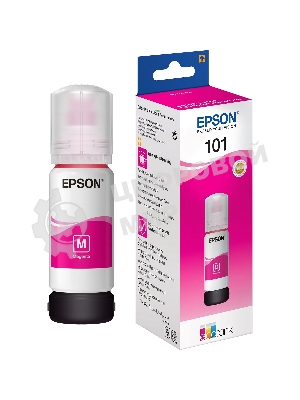 Чернила Epson L101 C13T03V34A пурпурный (70 мл) для Epson L4150/L4160/L6160/L6170/L6190