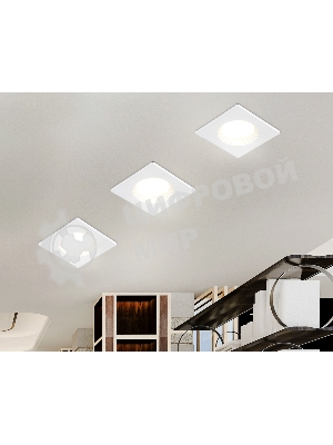 Встраиваемый точечный светильник Ambrella light TN102817 WH белый GU5.3 78*78*28