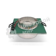 Светильник Ambrella light TN355 CH/CL хром/прозрачный GU5.3+3W (LED WHITE) 95*95*45