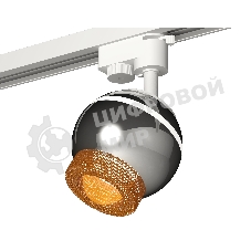 Светильник Ambrella light XT1104005 PSL/CF серебро полированное/кофе GU5.3 LED 3W 4200K (A2520, C1104, N7195)