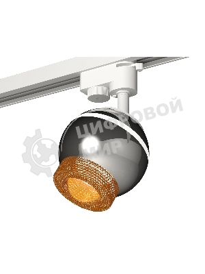 Светильник Ambrella light XT1104005 PSL/CF серебро полированное/кофе GU5.3 LED 3W 4200K (A2520, C1104, N7195)