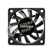 Вентилятор 24В DC ExeGate EX06010B2P-24 (60x60x10 мм, 2-Ball (двойной шарикоподшипник), 2pin, 3200RPM, 24dBA)