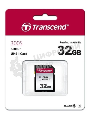 Флеш карта SD 32Gb Transcend SDHC UHS-I U1
