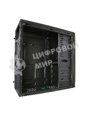 Компьютерный корпус Miditower ExeGate XP-330U Black, ATX, (XP400, Black,120мм), 2хUSB+2хUSB 3.0, Audio