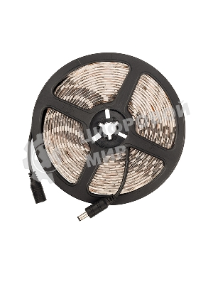 Лента светодиодная силикон, 10 мм, IP65, SMD 5050, 60 LED/m, 12 V, цвет свечения теплый белый