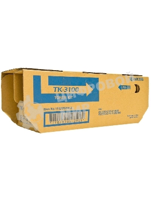 Картридж лазерный Kyocera TK-3100 (1T02MS0NL0) черный для FS-2100D/2100DN/M3040dn/M3540dn 12500 стр.