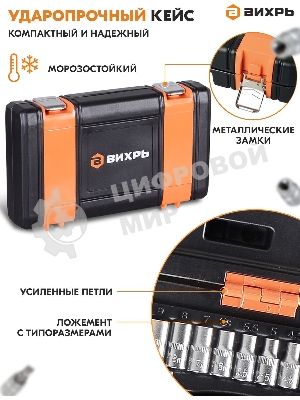 Набор инструментов ВИХРЬ 1/4