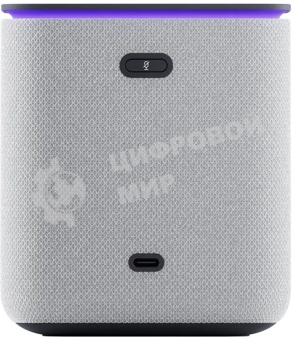 Умная колонка Яндекс Станция Миди, ZigBee, 24Вт, с голосовым ассистентом Алиса на YaGPT, серый