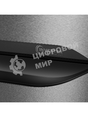 Холодильник Maunfeld MFF187NFIX10 нержавеющая сталь двухкамерный 232/98л морозилка снизу, No Frost