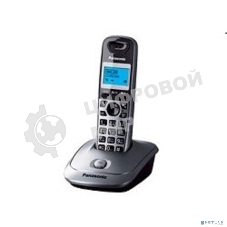 Телефон беспроводной (DECT) Panasonic KX-TG2511RUM (металик) АОН, Caller ID,спикерфон на трубке,переход в Эко режим одним нажатием