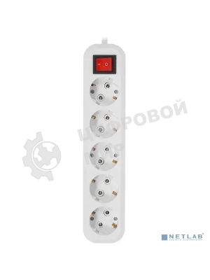 Сетевой фильтр 5bites SP5W-350 5S/3x1.5MM2/16A/ABS/5M/белый