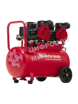 Компрессор безмасляный малошумный SPC 3000/50, 3000 Вт, ресивер 50 л, 520 л/мин MTX