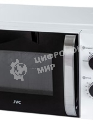 Микроволновая печь JVC JK-MW210MG белый, 20 л, 700 Вт, переключатели - поворотный механизм