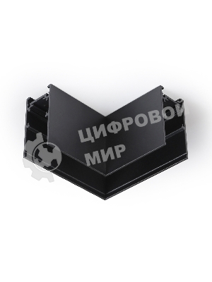 GL3372 BK черный коннектор угловой для накладного шинопровода 85*85*H53.7