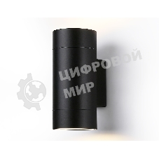 Светильник Ambrella light ST3304/2 BK черный IP54 GX53/2 max 15W 205*90*140