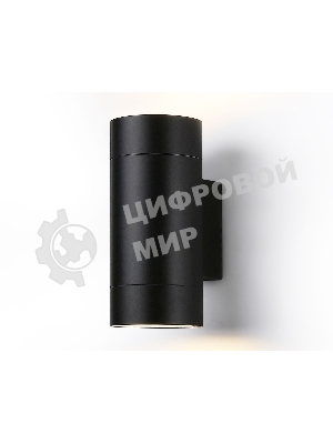 Светильник Ambrella light ST3304/2 BK черный IP54 GX53/2 max 15W 205*90*140