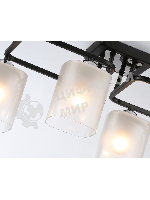 Светильник Ambrella light TR303222/4 BK/CH/FR черный/хром/белый матовый E27*4 max 60W 530*290*220