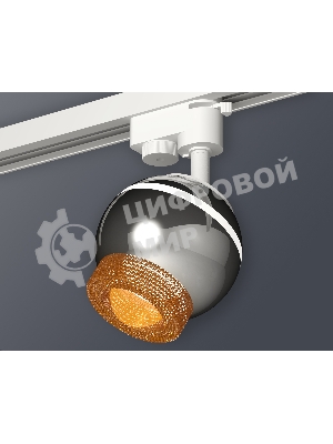 Светильник Ambrella light XT1104005 PSL/CF серебро полированное/кофе GU5.3 LED 3W 4200K (A2520, C1104, N7195)