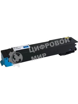 Картридж лазерный Cactus CS-TK5215C голубой (15000 стр.) для Kyocera TASKalfa 406ci с чипом