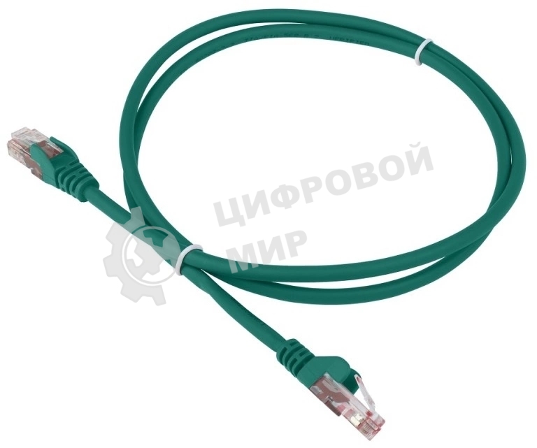 Патч-корд Lanmaster LSZH UTP кат.6, 1.0 м, зеленый