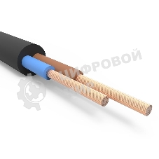 Кабель силовой гибкий КГтп-ХЛ 2х0,75 мм² 300 м ГОСТ 24334-80, ТУ 3544-016-22901100-2015