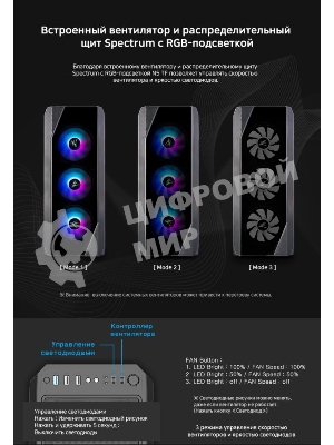 Компьютерный корпус ZALMAN N5 TF, ATX, BLACK, WINDOW, 1x5.25