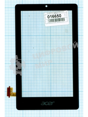 Сенсорное стекло (тачскрин) для Acer Iconia One 7 B1-740, черное