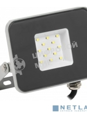 Прожектор IEK LPDO701-10-K03 СДО 07-10 светодиодный серый IP65 6500 K IEK