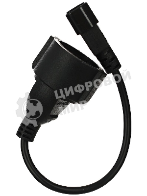 Кабель-переходник UPS->розетка VCOM (IE-320 C14 to Socket Type-F) 3Gx0,75мм VDE CE002