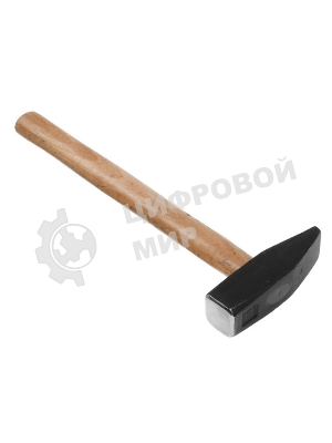 Молоток Sparta слесарный, 1000 г, квадратный боек, деревянная рукоятка