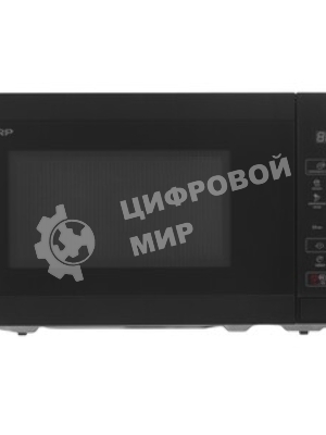 Микроволновая печь Sharp R-2800RK черный, 20 л, 800 Вт, переключатели - сенсор