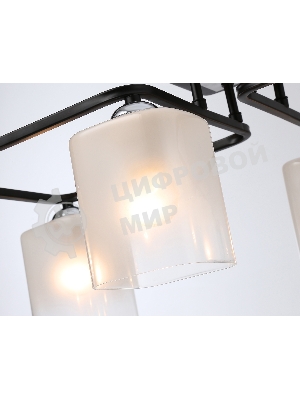 Светильник Ambrella light TR303222/4 BK/CH/FR черный/хром/белый матовый E27*4 max 60W 530*290*220