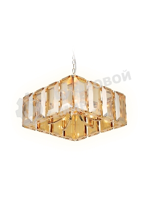 Светильник Ambrella light TR5149 GD/TI золото/янтарь E14/6 max 40W 500*500*1000