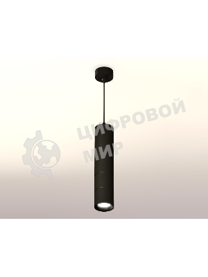 Светильник Ambrella Light XP7402075 SBK/PBK черный песок/черный полированный MR16 GU5.3