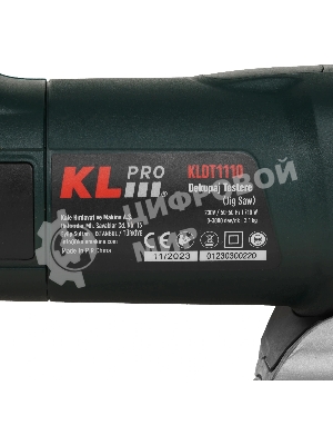 Лобзик электрический профессиональный KLPRO KLDT1110 (сеть, 710 Вт,0-3000 об/мин, направляющий лазер)