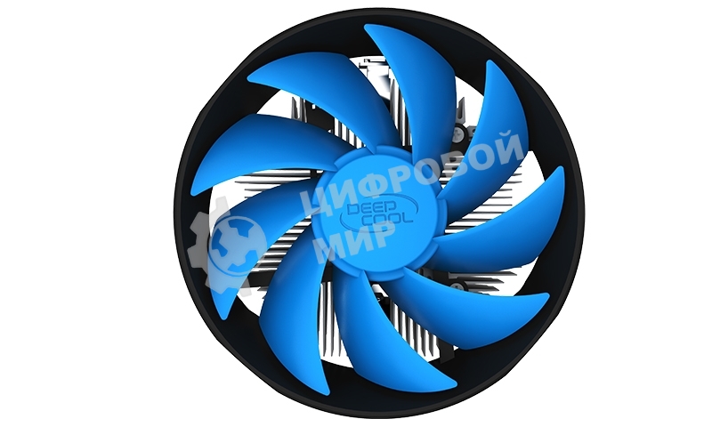 Кулер для процессора DEEPCOOL ARCHER BIGPRO серебристый/синий, 120 мм, алюминий/медь, 2000 об/мин, 29.7 дБ, 4 pin, 125 Вт, 70 мм