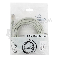 Патч-корд FTP Cablexpert cat.5e, 5м, литой, многожильный серый