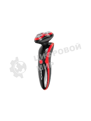 Электробритва Centek CT-2168 (красный) ротор 3D, влажное бритье, 3 плав.головки, 2-ные лезвия, до 50 мин раб