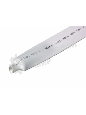 Термоусаживаемая трубка Rexant 20,0/10,0 мм, белая, упаковка 10 шт. по 1 м