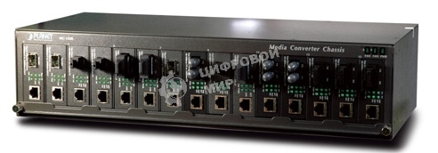 Шасси для уставнки медиаконвертеров MC-1500 15-slot 19