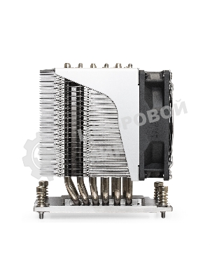 Кулер для процессора ExeGate ESNK-P0064AP4.PWM.4U.SP3.Cu серебристый, 92 мм, алюминий/медь, 3800 об/мин, 44 дБ, 4 pin, 280 Вт, 125.4 мм