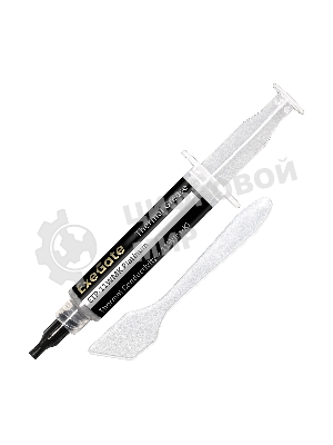 Термопаста ExeGate ETP-11WMK Platinum (11 Вт/(м•К), 8г, шприц с лопаткой)